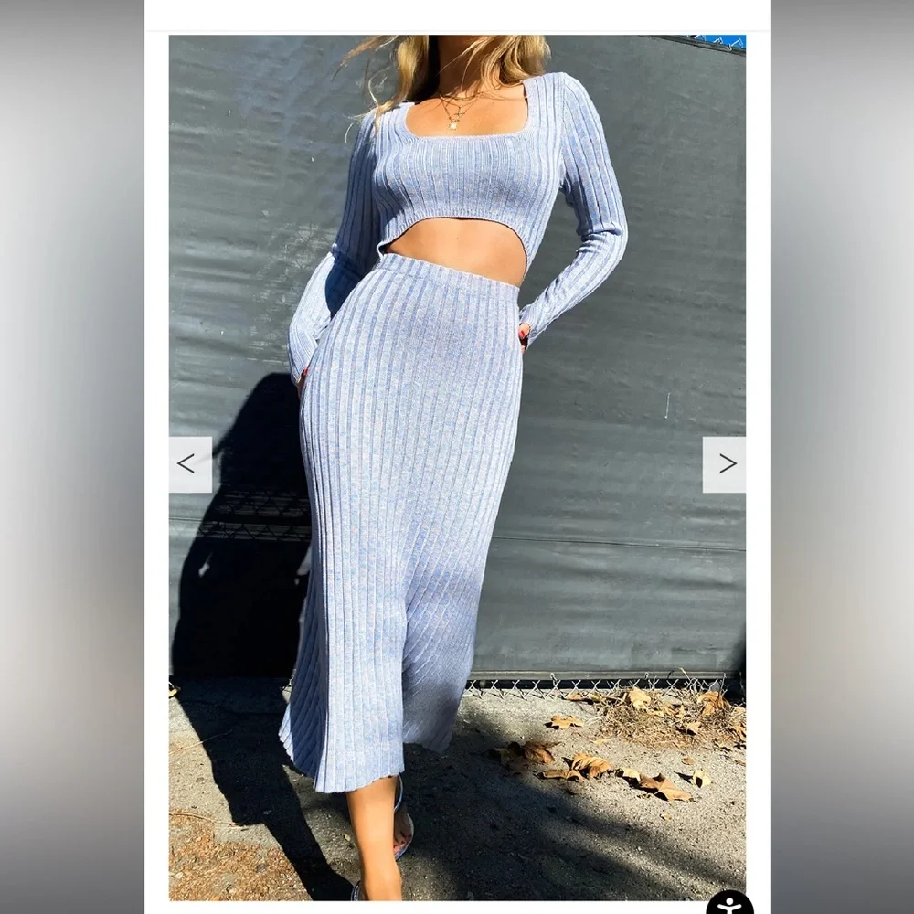 ✨BRAND NEW AFRM knit cut out dress✨ - Picture 2 of 6